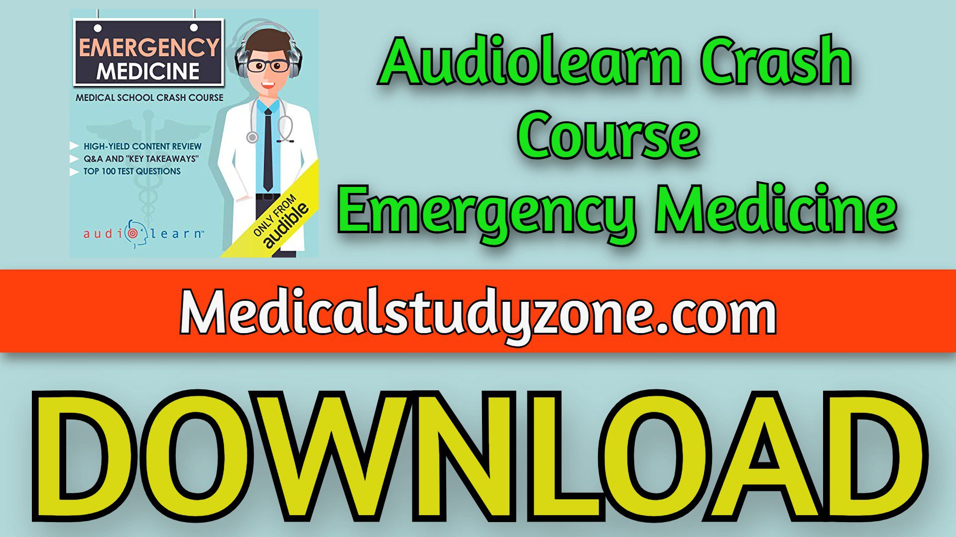 Audiolearn Crash Course Emergency Medicine 2023 Free Download Medical