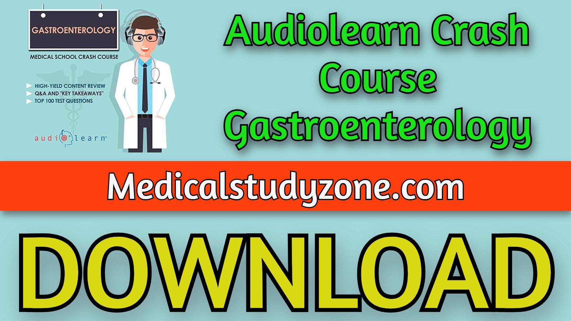 Audiolearn Crash Course Gastroenterology 2023 Free Download