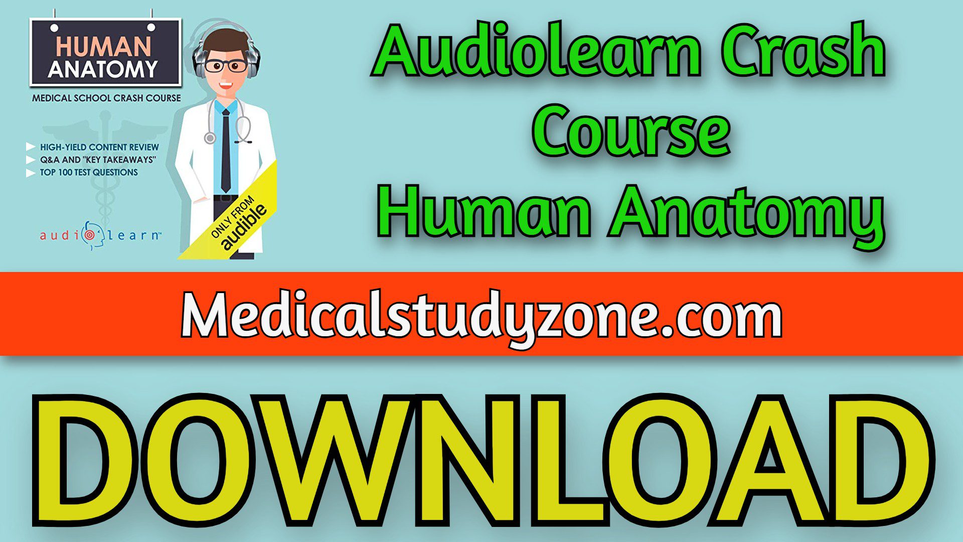 Audiolearn Crash Course Human Anatomy 2021 Free Download