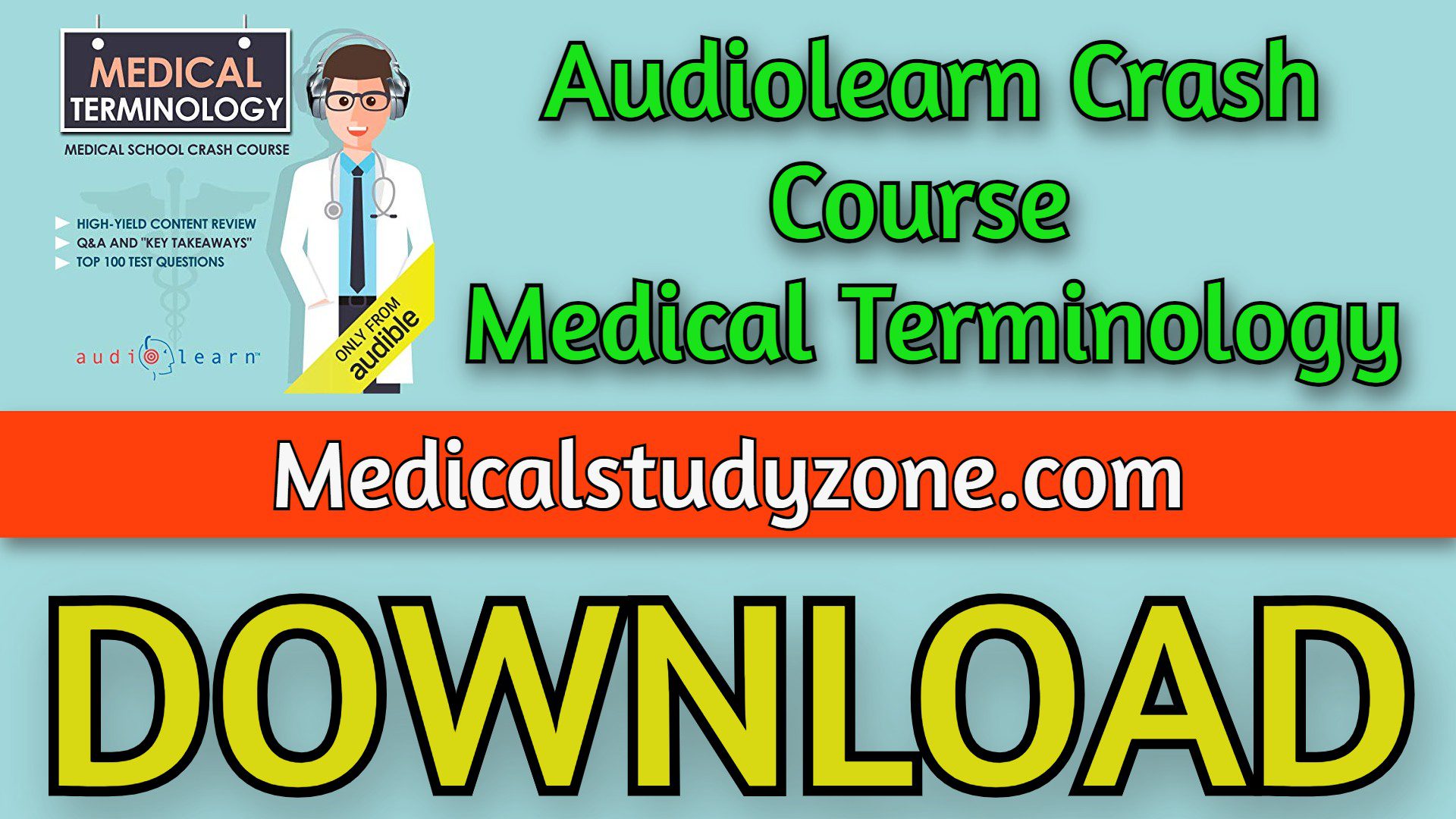 Audiolearn Crash Course Medical Terminology 2021 Free Download