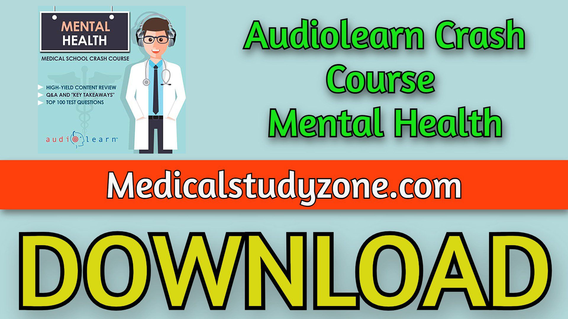 Audiolearn Crash Course Mental Health 2023 Free Download
