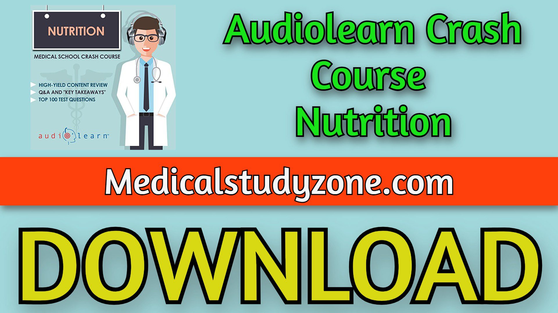 Audiolearn Crash Course Nutrition 2023 Free Download