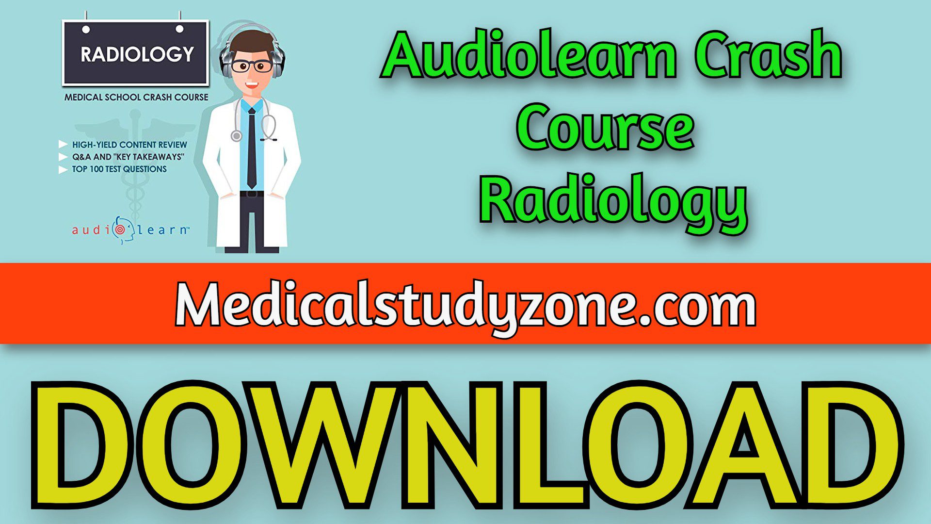 Audiolearn Crash Course Radiology 2023 Free Download