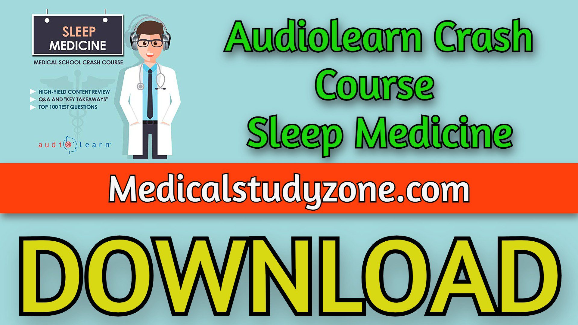Audiolearn Crash Course Sleep Medicine 2023 Free Download