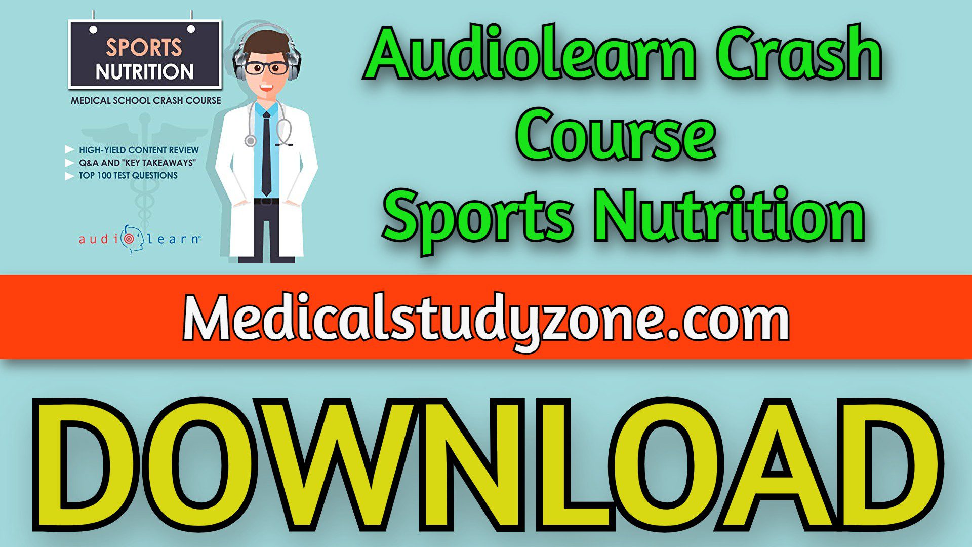 Audiolearn Crash Course Sports Nutrition 2021 Free Download
