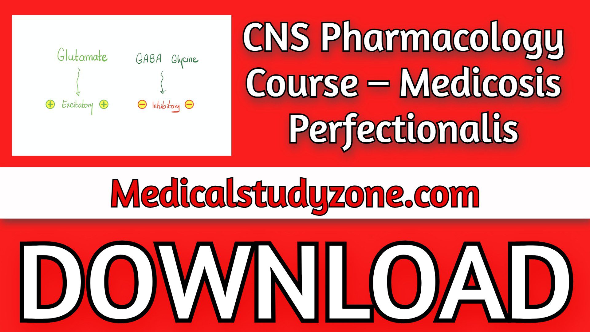 CNS Pharmacology Course 2023 – Medicosis Perfectionalis Free Download