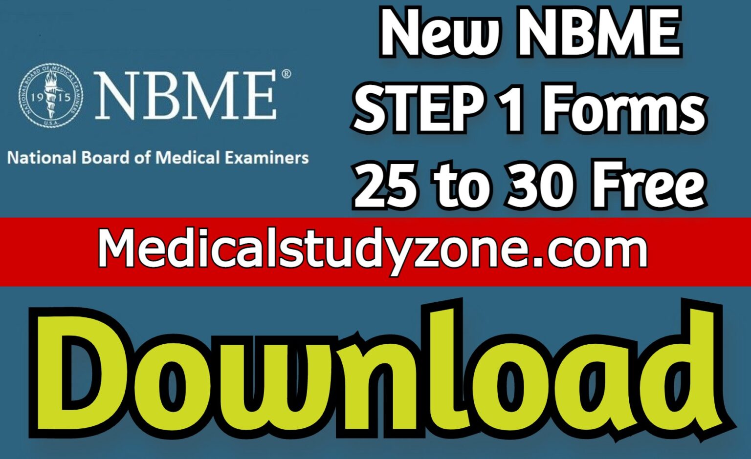 Download New NBME STEP 1 2024 Forms 25 to 31 Free Medical Study Zone