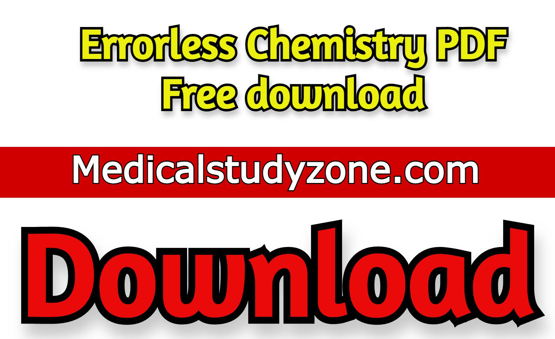 Errorless Chemistry PDF 2021 Free download