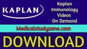 Kaplan Immunology Videos 2021 On Demand USMLE Step 1 Free Download