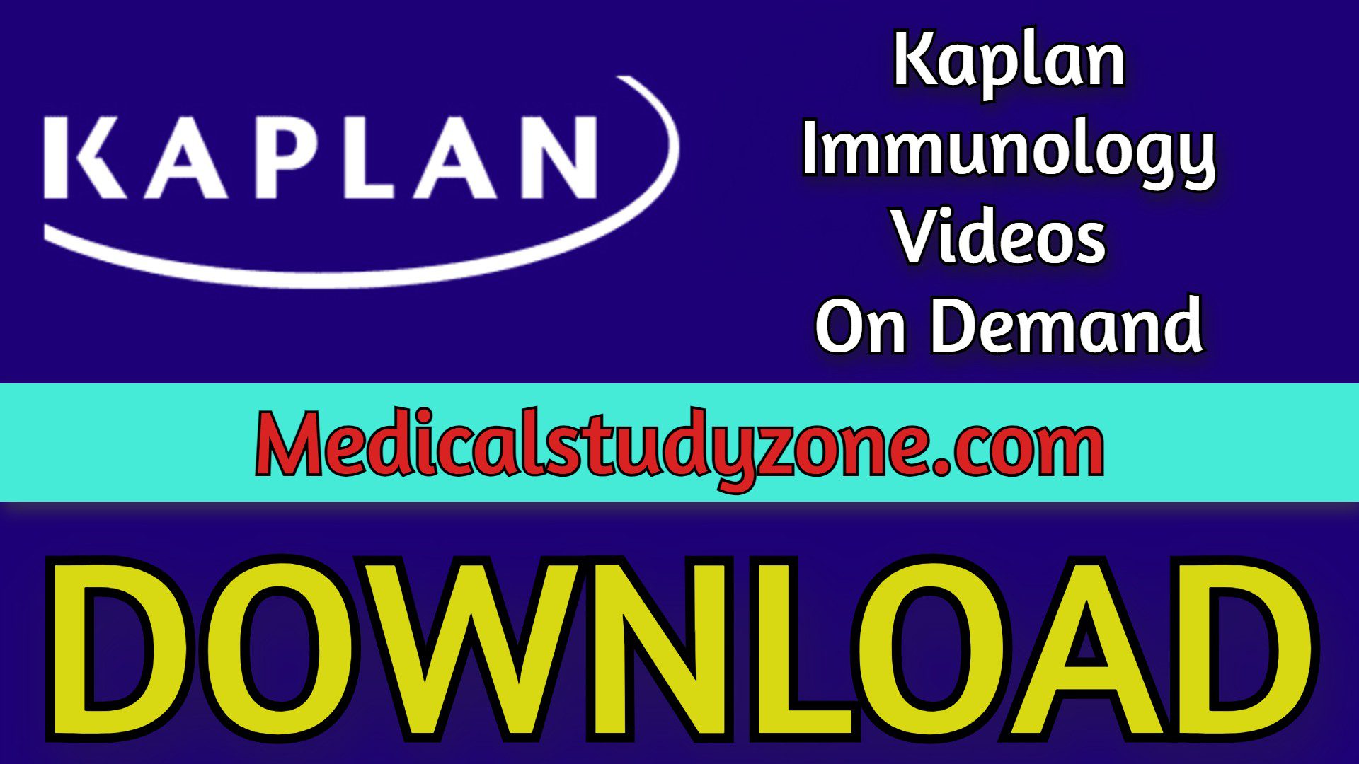 Kaplan Immunology Videos 2022 On Demand USMLE Step 1 Free Download