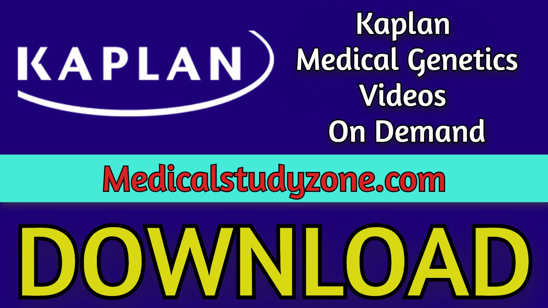 Kaplan Medical Genetics Videos 2023 On Demand USMLE Step 1 Free Download