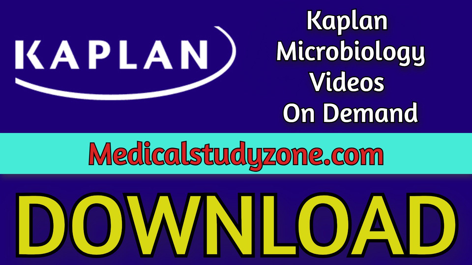 Kaplan Microbiology Videos 2022 On Demand USMLE Step 1 Free Download