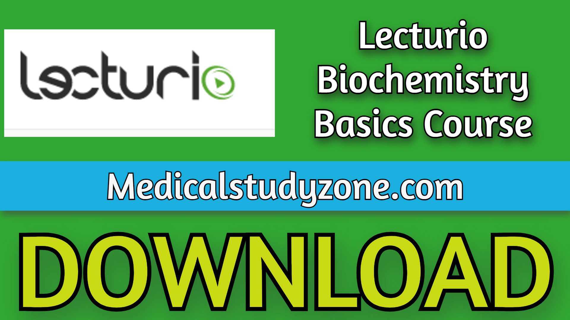 Lecturio Biochemistry Basics Course 2022 Free Download