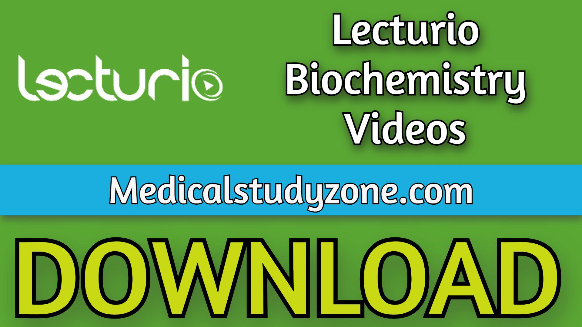 Lecturio Biochemistry Videos 2021 Free Download