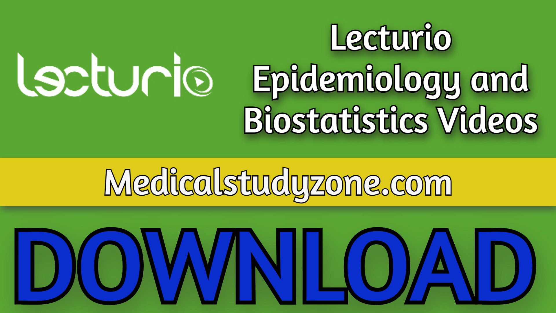 Lecturio Epidemiology and Biostatistics Videos 2022 Free Download