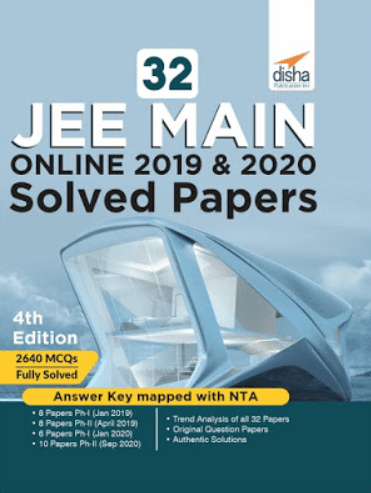 32 JEE Main Online 2019 & 2020 Solved Papers Disha PDF Free Download