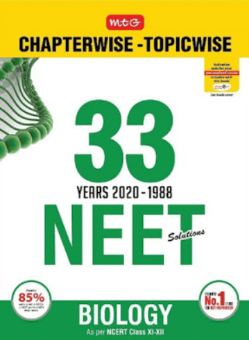 33 Years NEET-AIPMT Chapterwise Solutions Biology 2020 PDF Free Download