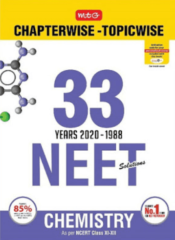 33 Years NEET-AIPMT Chapterwise Solutions Chemistry 2020 PDF Free Download