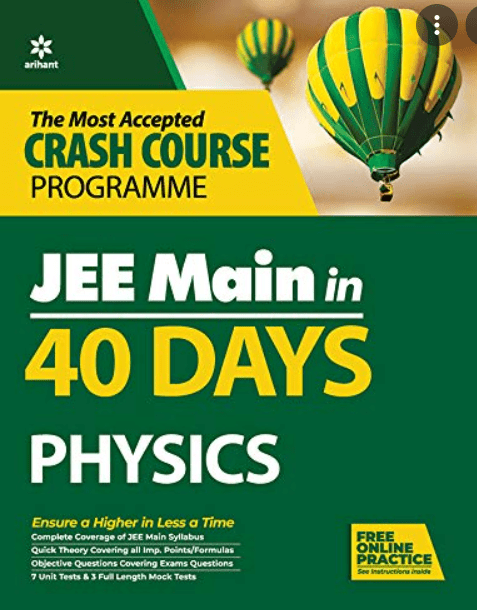 Arihant 40 Days Jee Main Physics Crash Course PDF Free Download