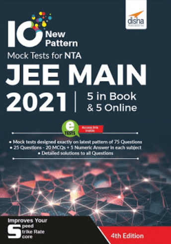 Disha 10 Mock Tests for NTA JEE Main 2021 PDF Free Download