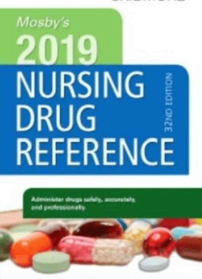 Mosby’s 2019 Nursing Drug Reference 32nd Edition PDF Free Download