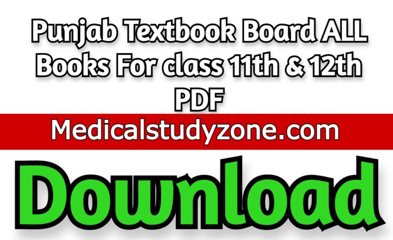 Punjab Textbook Board ALL Books For class 11th & 12th PDF 2023 Free ...