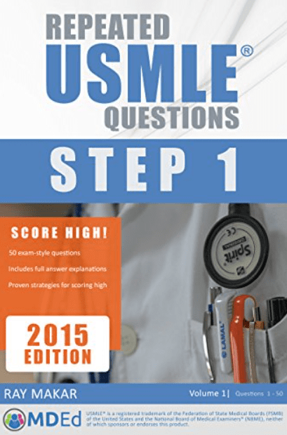Repeated USMLE Questions Step 1 2015 Edition PDF Free Download