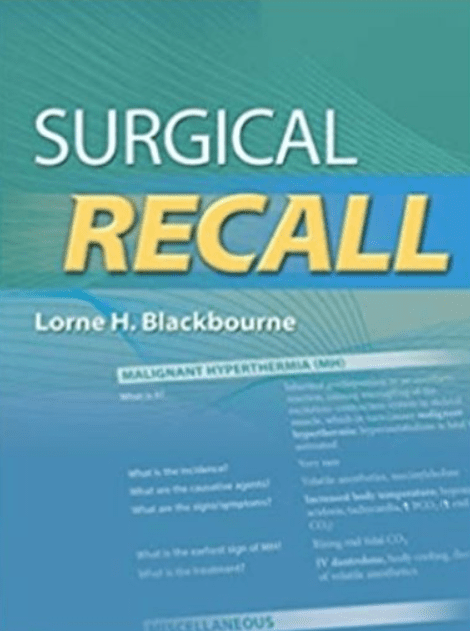 Surgical Recall 9th Edition PDF Free Download
