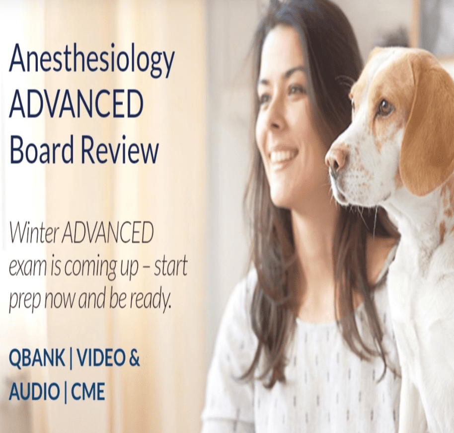 The Pass Machine Anesthesiology ADVANCED Board Review 2021 Bundle (+Qbank) Free Download