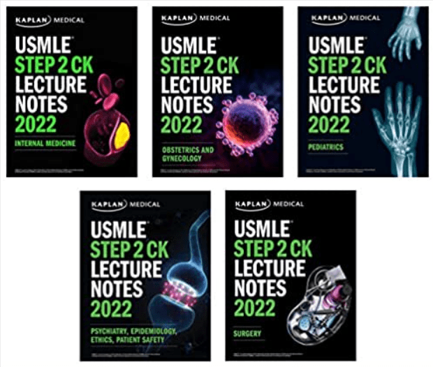 USMLE Step 2 CK Lecture Notes 2022 5book Set PDF Free Download