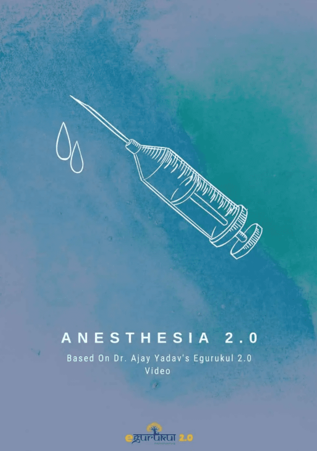 Anaesthesia Egurukul 2.0 – Dr. Ajay Yadav PDF Free Download