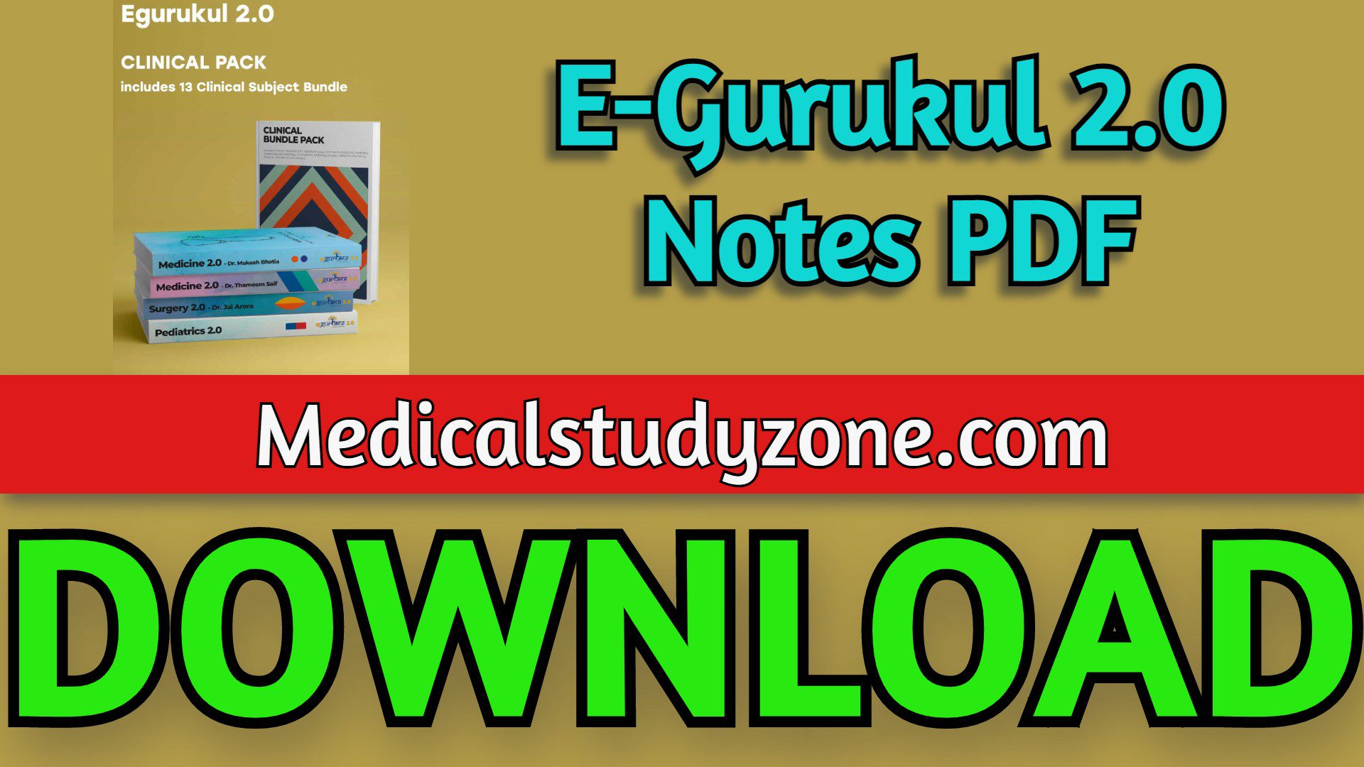 E-Gurukul 2.0 Notes PDF 2022 Free Download