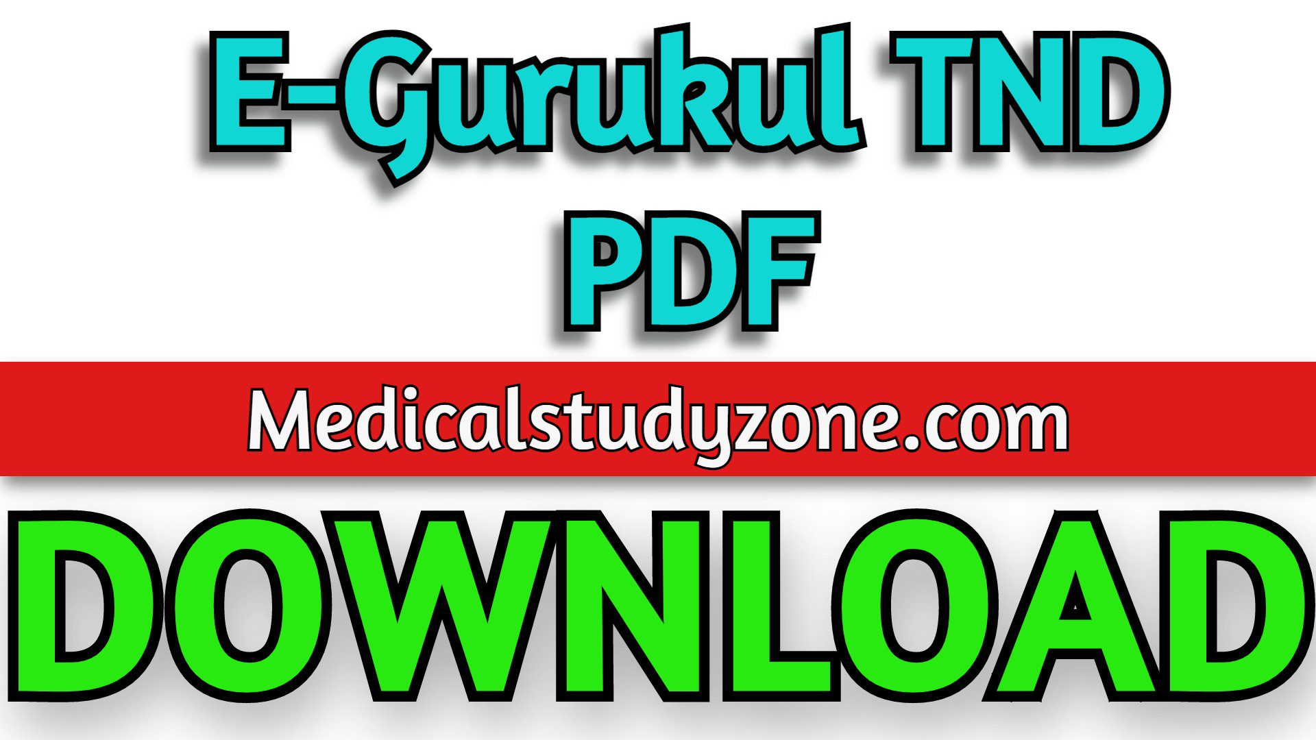 E-Gurukul TND 2022 PDF Free Download
