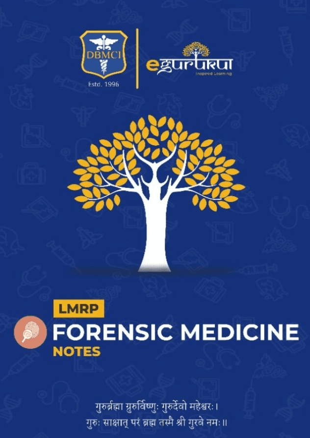 Forensic Medicine FMT LMRP NOTES PDF Free Download