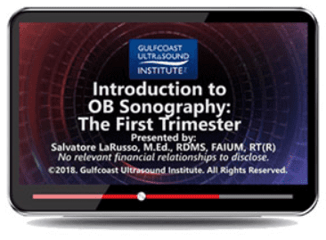 Gulfcoast: Introduction to OB Sonography – The First Trimester Videos Free Download