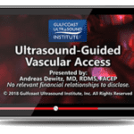 Gulfcoast: Ultrasound-Guided Vascular Access Videos and PDF Free Download