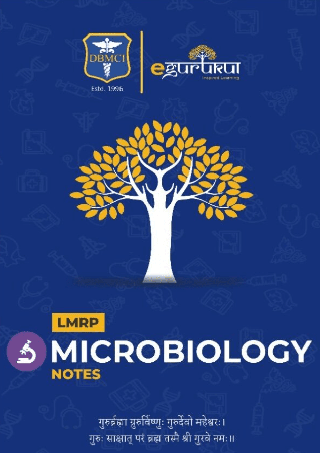 Microbiology LMRP NOTES PDF Free Download