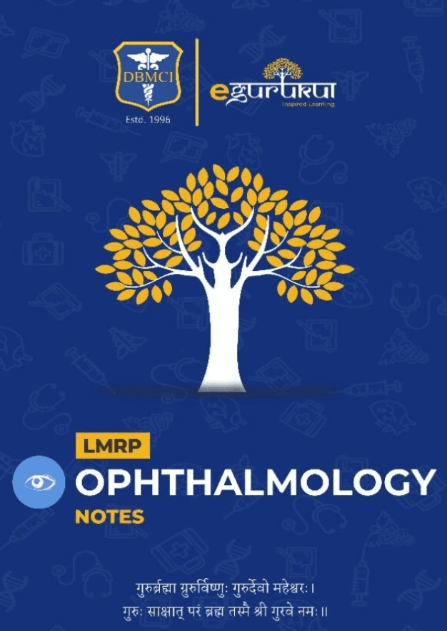 Ophthalmology LMRP NOTES PDF Free Download