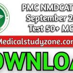 PMC NMDCAT 11th September 2021 Test 50+ MCQs Collection PDF Free Download