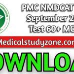 PMC NMDCAT 12th September 2021 Test 60+ MCQs Collection PDF Free Download