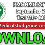 PMC NMDCAT 13th September 2021 Test 110+ MCQs Collection PDF Free Download