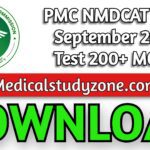 PMC NMDCAT 18th September 2021 Test 200+ MCQs Collection PDF Free Download