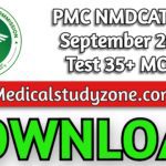 PMC NMDCAT 3rd September 2021 Test 35+ MCQs Collection PDF Free Download