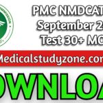 PMC NMDCAT 4th September 2021 Test 30+ MCQs Collection PDF Free Download