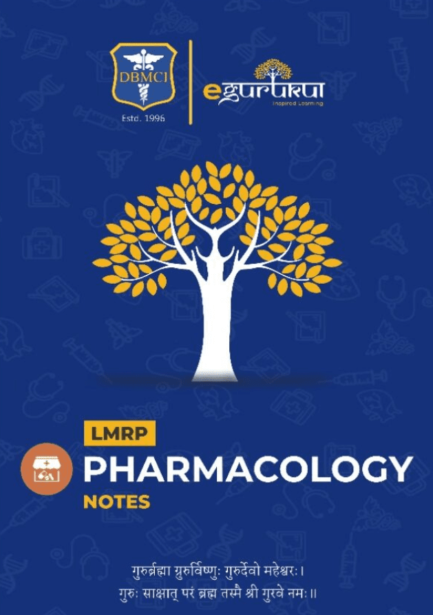 Pharmacology LMRP NOTES PDF Free Download