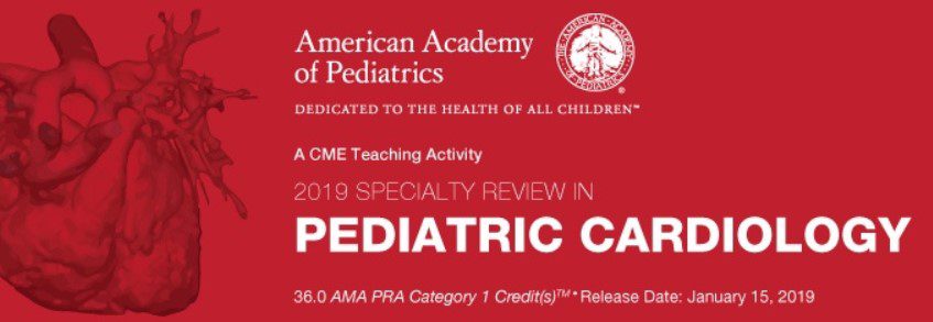 2019 Specialty Review In Pediatric Cardiology Videos Free Download