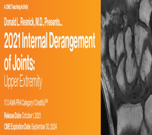 2021 Internal Derangement of Joints: Upper Extremity Videos Free Download