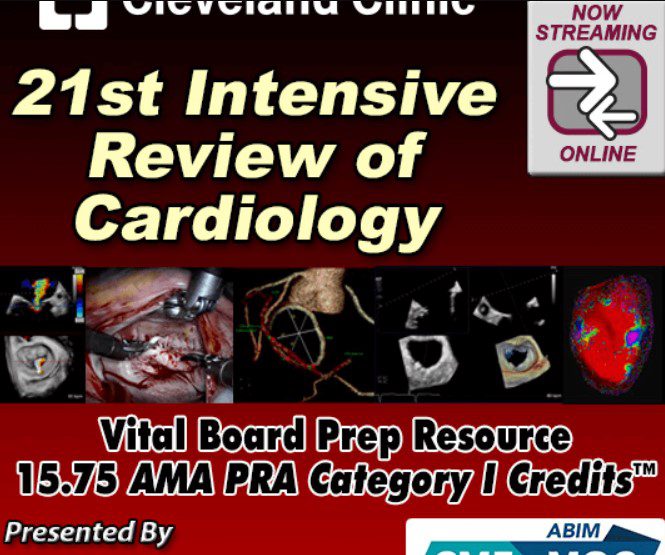 Cleveland Clinic 21st Intensive Review of Cardiology 2021 Videos Free Download