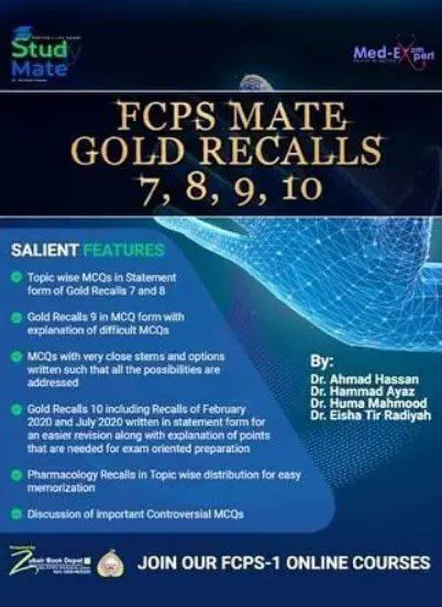 FCPS Mate Gold Recalls 7,8,9,10 PDF Free Download