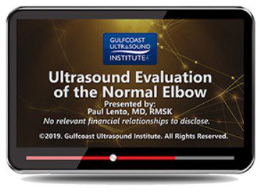 Gulfcoast: Ultrasound Evaluation of the Normal Elbow Videos Free Download
